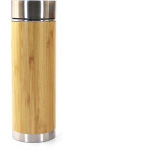 image:imageBamboo Insulated Thermos with Removable Tea Infuser  10oz