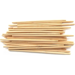 image:imageBambooMN  5mm SemiPoint Candy Apple Bamboo Skewers  55 14cm  100 Pieces55 14cm