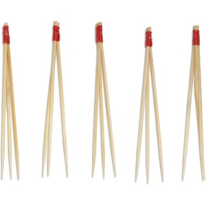 image:imageBambooMN  Bamboo Trident Picks  Brown Wire  for CateBrown Events Holidays Restaurants or Party Supplies  35  1000 PiecesRed Wire