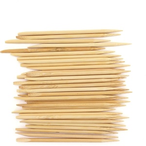 image:imageBambooMN 11cm 4mm Nail Cuticle PushersCuticle Remover Bamboo Wooden Stick 20 Pieces  Great for DIY Wedding Nails20