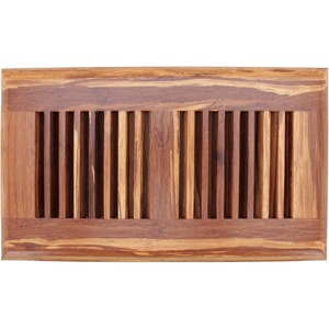 image:imageBambooMN 4 Inch x 9 78 Inch Strand Woven Bamboo Floor Register Air Vent Indent Cover  Tiger  2 CoversTiger