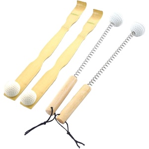 image:imageBambooMN 5pc Traditional Bamboo Back Scratcher and Body Relaxation amp Travel SizeMetal Bonger  Bamboo Bonger