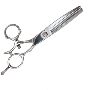image:imageBambooMN 6 Japanese Stainless Steel 1820 Thinning Barber Shears Swivel Handle  1 Unit6 Vteeth Thinning Swivel