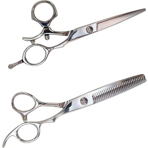image:imageBambooMN 6 Japanese Stainless Steel 1820 Thinning Barber Shears Swivel Handle  1 UnitSet 96