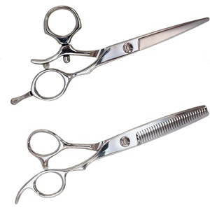 image:imageBambooMN 6 Japanese Stainless Steel 1820 Thinning Barber Shears Swivel Handle  1 UnitSet 97