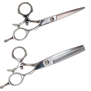 image:imageBambooMN 6 Japanese Stainless Steel 1820 Thinning Barber Shears Swivel Handle  1 UnitSet 98