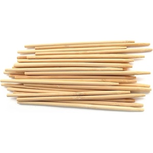 image:imageBambooMN 65 Long 6mm Thick Bamboo Semi Point Candy Apple Corn Dog Multipurpose Food Skewer 1000 Pieces1000