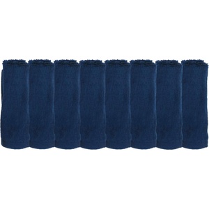 image:imageBambooMN 8 Soft 10 x 10 Washcloth Wipes 100 Bamboo Rayon  Royal BlueRoyal Blue
