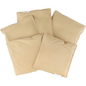 image:imageBambooMN Activated Bamboo Charcoal Odor Absorbing Moisture Eliminating Square Pouch 100g Per Bag 10 Bags TanTan