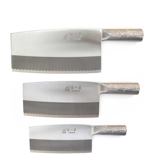 image:imageBambooMN Authentic Chinese Chef Knife Meat Cleaver 1 Piece3 Size Assortment