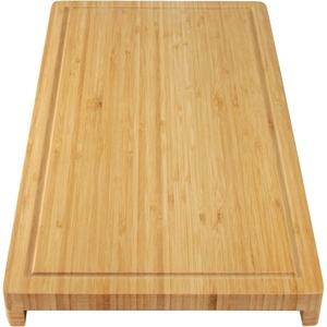 image:imageBambooMN Bamboo Griddle CoverCutting Board for Viking Cooktops Vertical Cut with Raised Design Small 1025x198x150
