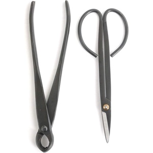 image:imageBambooMN Bonsai 7 Heavy Duty Butterfly Shear  1 PieceKnob Cutter  Trimming Shear Set