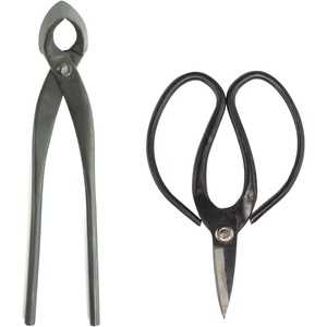 image:imageBambooMN Bonsai Starter Tool Kit 2pc Set  11 Concave Cutter 7 Heavy Duty Shear