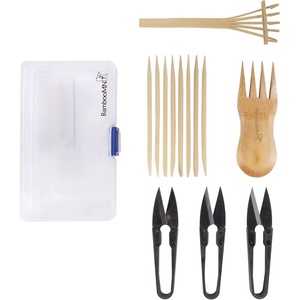 image:imageBambooMN Bonsai Tool Kit 5pc Basic Care Set  1 SetTree Pruning Starter Tool Kit