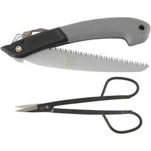 image:imageBambooMN Brand  Folding Bonsai Garden amp Ikebana Saw  75 Inch Blade  10 Pieces2 Piece Trimmer Set