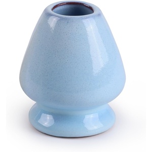 image:imageBambooMN Brand  Matcha Tea Whisk Holder  CoralShimmering Blue