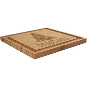 image:imageBambooMN Custom Laser Engraved Bamboo Cutting Board  Couple Initials in Heart  1 Piece  11 x 11 x 075 GroovedFamily Tree
