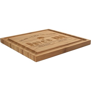 image:imageBambooMN Custom Laser Engraved Bamboo Cutting Board  Couple Initials in Heart  1 Piece  11 x 11 x 075 GroovedThe Man  The Meat  The Legend