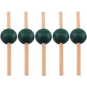 image:imageBambooMN Decorative Ball End Cocktail Fruit Sandwich Picks Skewers for Catered Events Holidays Restaurants or Buffets Party Supplies  39 Blue 1000 PcsDark Green