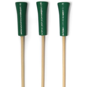 image:imageBambooMN Decorative Golf Tee Bamboo Cocktail Sandwich Skewer Picks  675  White  100 PiecesGreen