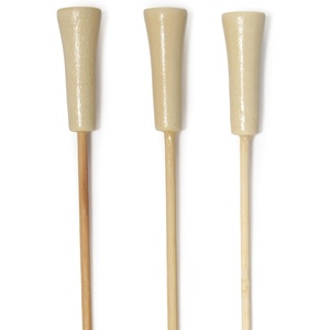 image:imageBambooMN Decorative Golf Tee Bamboo Cocktail Sandwich Skewer Picks  675  White  100 PiecesNatural