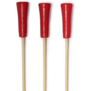 image:imageBambooMN Decorative Golf Tee Bamboo Cocktail Sandwich Skewer Picks  675  White  100 PiecesRed