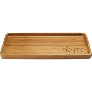image:imageBambooMN Engraved Bamboo Serving Tray Home wState  11 x 55 x 06  Round Edges  Style 2  California10