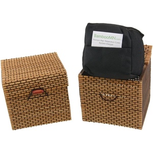 image:imageBambooMN Granulated Bamboo Charcoal Odor Absorber Bag in Decorative 4 Brown Box 2 SetsBrown