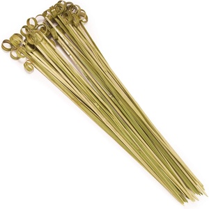 image:imageBambooMN Loop Ring Card Holder Gardening Flower and Lawn Sticks  17 43cm  50 Pieces Natural50