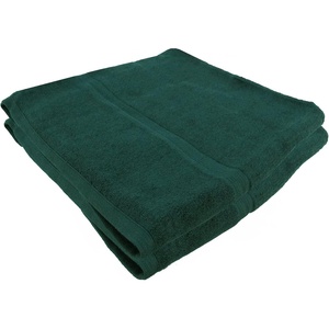 image:imageBambooMN Luxury Spa Hand Towel  535 GSM 70 Bamboo Rayon 30 Cotton  2 Units  Pine GreenPine Green