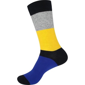 image:imageBambooMN Mens Cotton Colorful Design Fashion Novelty Dress SocksColor 1  1 Pair