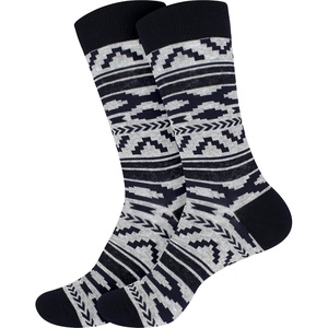 image:imageBambooMN Mens Cotton Colorful Design Fashion Novelty Dress SocksColor 2  2 Pairs