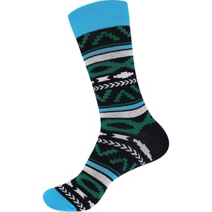 image:imageBambooMN Mens Cotton Colorful Design Fashion Novelty Dress SocksColor 5  1 Pair