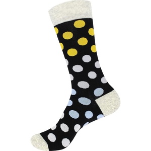 image:imageBambooMN Mens Cotton Colorful Design Fashion Novelty Dress SocksColor 7  1 Pair
