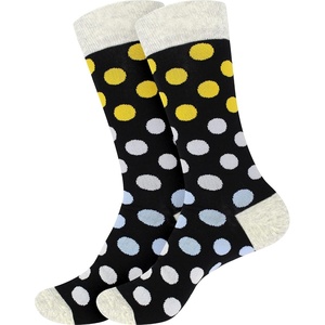 image:imageBambooMN Mens Cotton Colorful Design Fashion Novelty Dress SocksColor 7  2 Pairs
