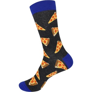 image:imageBambooMN Mens Cotton Colorful Design Fashion Novelty Dress SocksPizza Slices  1 Pair