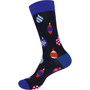 image:imageBambooMN Mens Cotton Colorful Design Fashion Novelty Dress SocksTree Ornaments  1 Pair