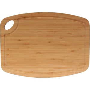image:imageBambooMN Natural Bamboo Cutting Board wJuice Groove and Hanging Hole  1175 x 863 x 075  Vertical Cut  30 Pieces30
