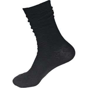 image:imageBambooMN Vintage Pattern Slouch Soft Warm Crew Boot Cabin Socks Sizes and ColorsPattern Design Black