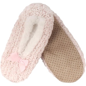image:imageBambooMN Women Soft Warm Fuzzy NonSlip SlipOn Slippers03 Pink