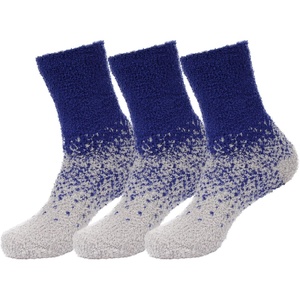 image:imageBambooMN Womens Fuzzy Colorful Socks  3 Pair Packs02 Starry Night