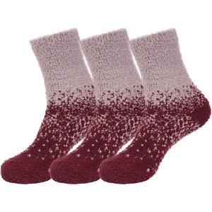 image:imageBambooMN Womens Fuzzy Colorful Socks  3 Pair Packs05 Mid Century