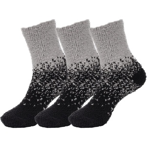 image:imageBambooMN Womens Fuzzy Colorful Socks  3 Pair Packs07 Witches Brew