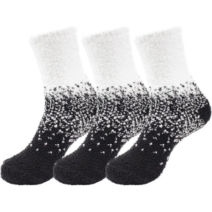 image:imageBambooMN Womens Fuzzy Colorful Socks  3 Pair Packs09 Piano Playing