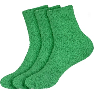 image:imageBambooMN Womens Fuzzy Colorful Socks  3 Pair PacksE1