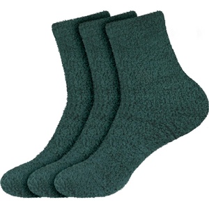 image:imageBambooMN Womens Fuzzy Colorful Socks  3 Pair PacksG1