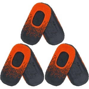 image:imageBambooMN Womens Gradient Cozy Fuzzy Indoor Home Slippers  3 PairsOrange Gradient