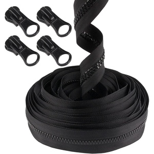 image:imageDelrin Zippers  5  Black  10 Yards 4 Pulls10 Yards 5