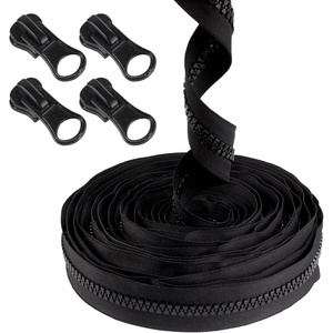image:imageDelrin Zippers  5  Black  10 Yards 4 Pulls100 Yards 5