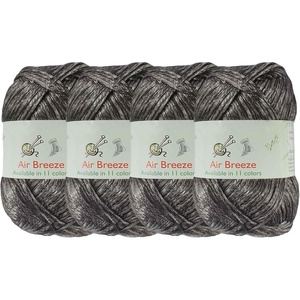 image:imageJubileeYarn Air Breeze Yarn  50gSkein Sport Acrylic  Ballerina Pink  4 skeins01 Midnight Black
